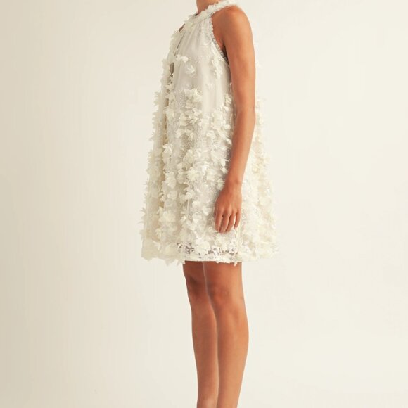 Arose Studio Jacey Mini Floral Embellishment Dress NWT - Picture 4 of 4